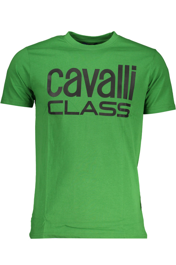 T-SHIRT DE MANGA CURTA HOMEM VERDE CLASSE CAVALLI