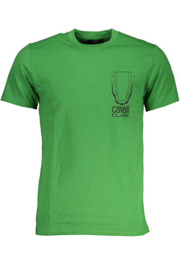 T-SHIRT DE MANGA CURTA HOMEM VERDE CLASSE CAVALLI