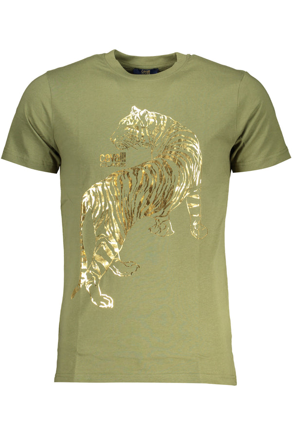 T-SHIRT DE MANGA CURTA HOMEM VERDE CLASSE CAVALLI