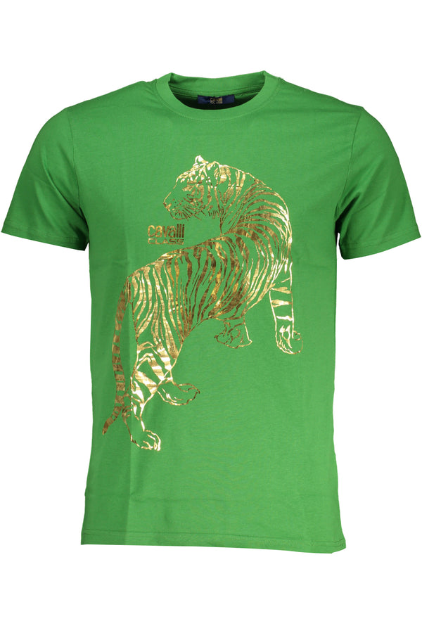 T-SHIRT DE MANGA CURTA HOMEM VERDE CLASSE CAVALLI