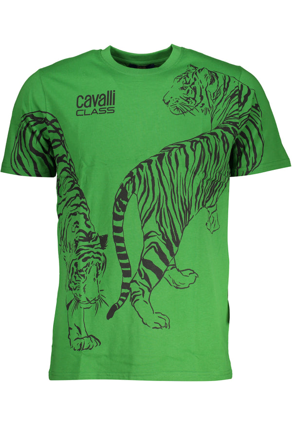 T-SHIRT DE MANGA CURTA HOMEM VERDE CLASSE CAVALLI
