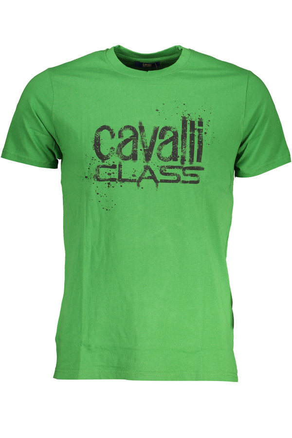 T-SHIRT DE MANGA CURTA HOMEM VERDE CLASSE CAVALLI