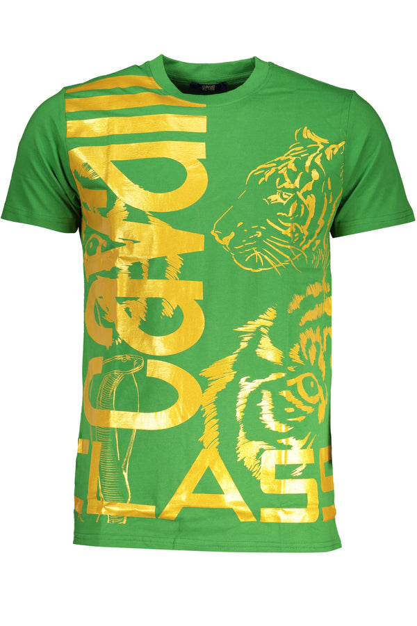 T-SHIRT DE MANGA CURTA HOMEM VERDE CLASSE CAVALLI