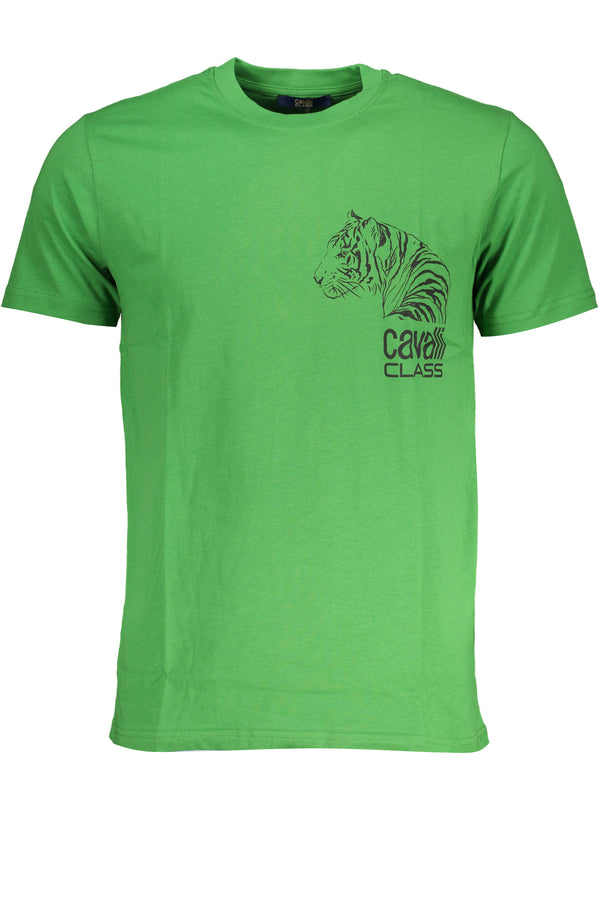 T-SHIRT DE MANGA CURTA HOMEM VERDE CLASSE CAVALLI