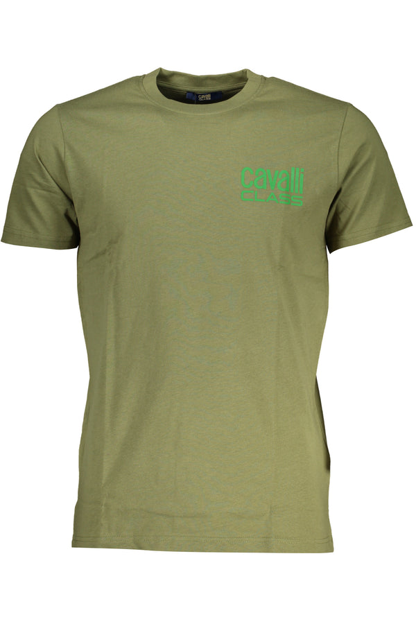 T-SHIRT DE MANGA CURTA HOMEM VERDE CLASSE CAVALLI