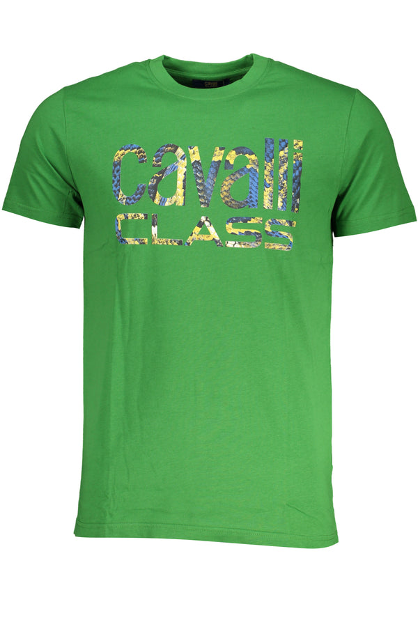 T-SHIRT DE MANGA CURTA HOMEM VERDE CLASSE CAVALLI
