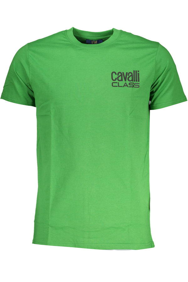 T-SHIRT DE MANGA CURTA HOMEM VERDE CLASSE CAVALLI