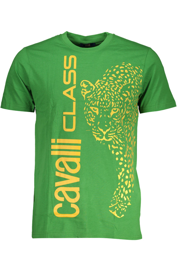 T-SHIRT DE MANGA CURTA HOMEM VERDE CLASSE CAVALLI
