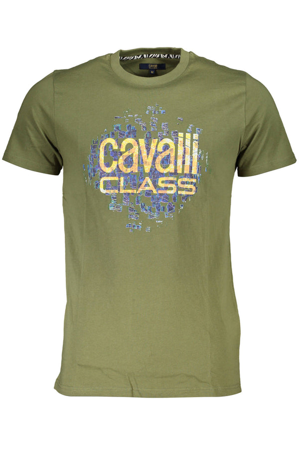 T-SHIRT CLASSE CAVALLI MANGA CURTA HOMEM VERDE