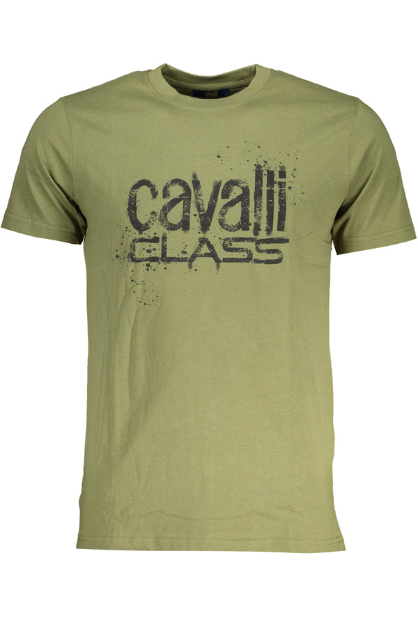 T-SHIRT DE MANGA CURTA HOMEM VERDE CLASSE CAVALLI