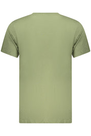 T-SHIRT EM ALGODÃO CAVALLI CLASS HOMEM VERDE