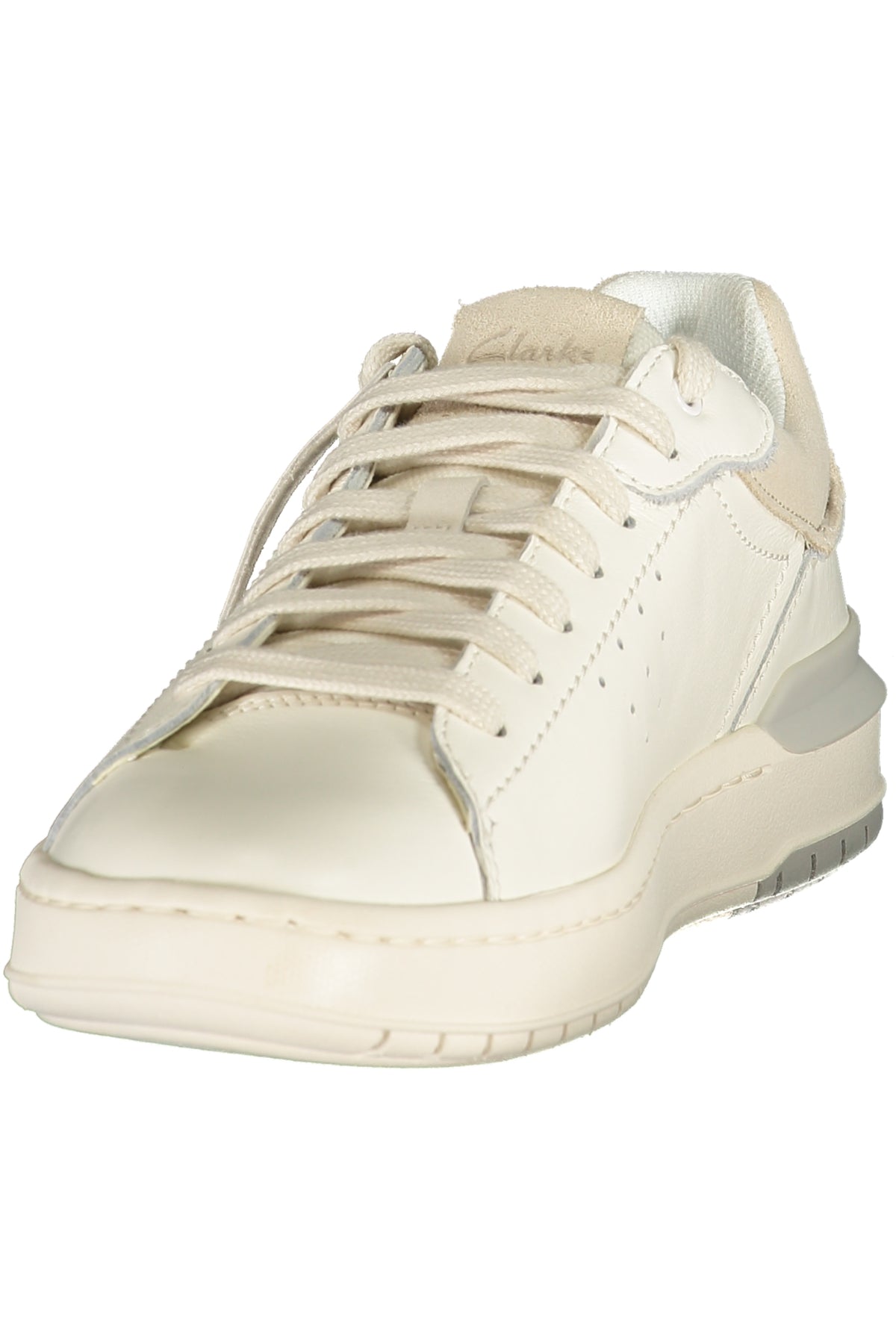 SAPATILHAS COM ATACADORES CLARKS HOMEM BRANCAS
