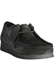 SAPATILHAS COM ATACADORES CLARKS HOMEM PRETAS