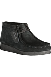 SAPATILHAS COM ATACADORES CLARKS HOMEM PRETAS