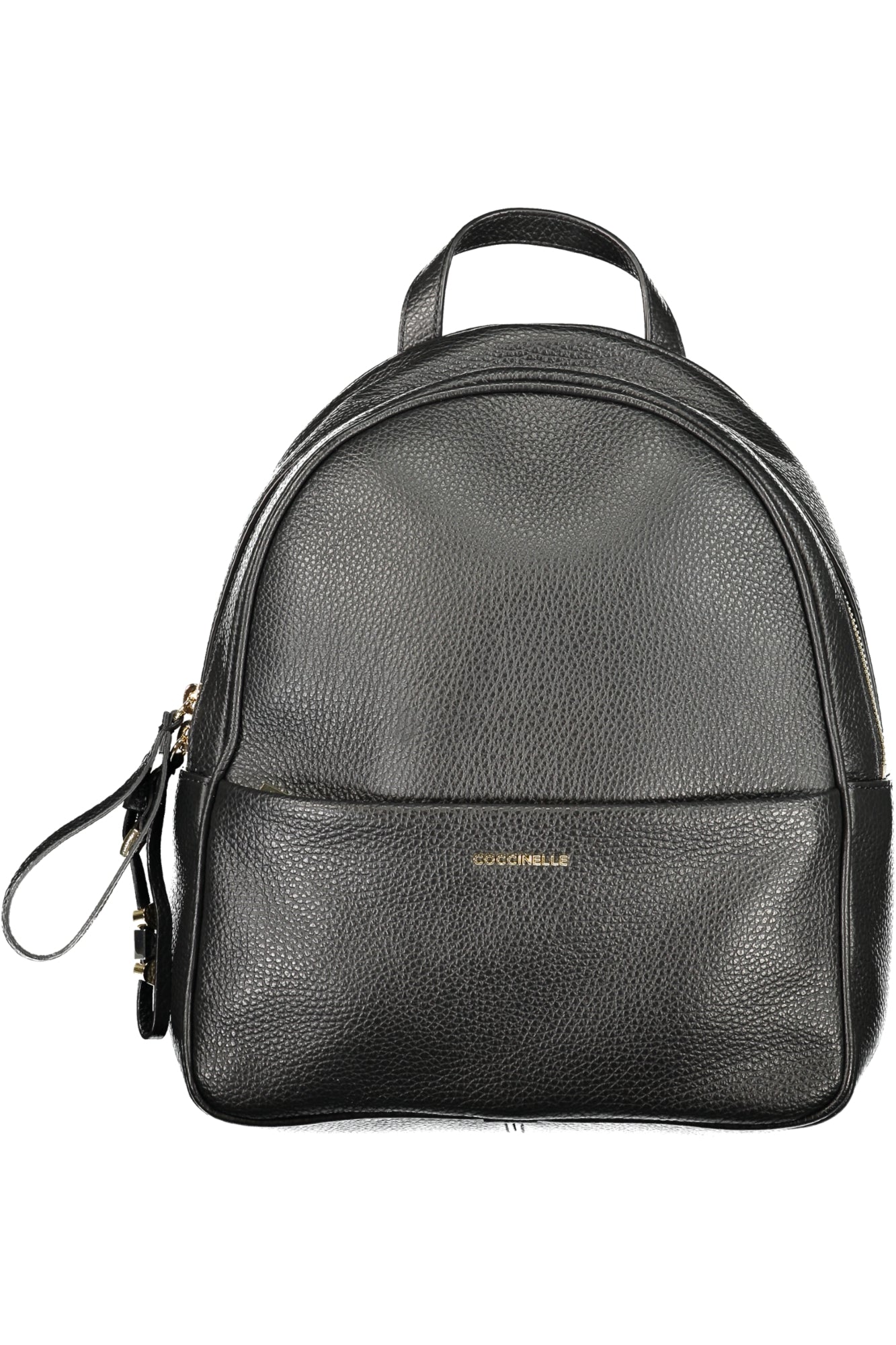 MOCHILA EM COURO COCCINELLE MULHER PRETA