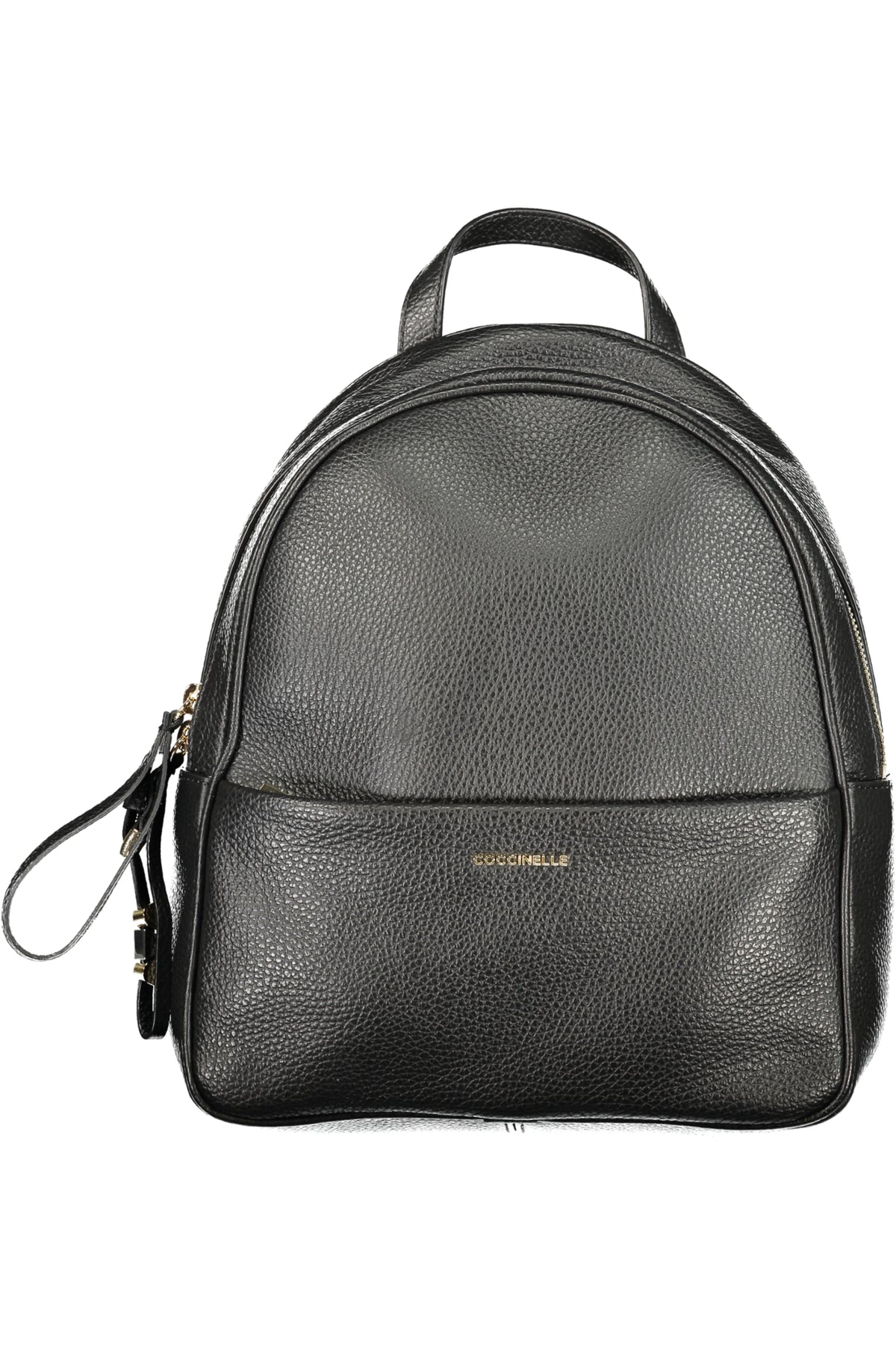 MOCHILA EM COURO COCCINELLE MULHER PRETA