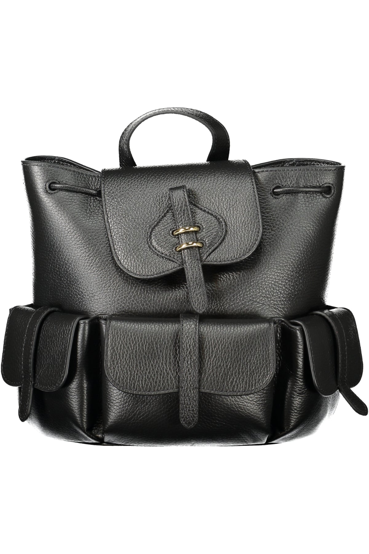 MOCHILA EM COURO COCCINELLE MULHER PRETA