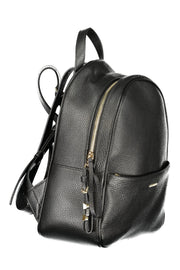 MOCHILA EM COURO COCCINELLE MULHER PRETA