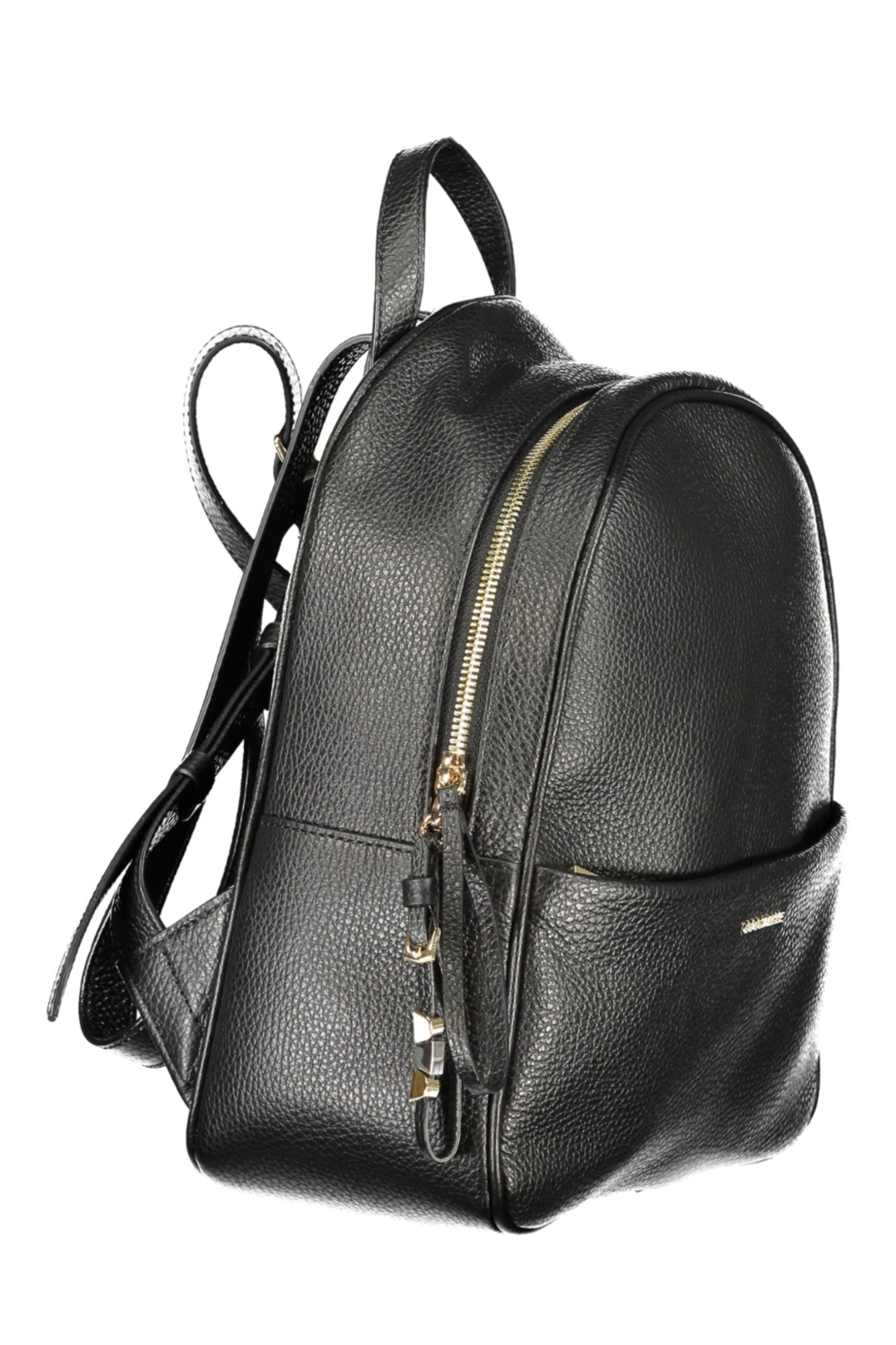 MOCHILA EM COURO COCCINELLE MULHER PRETA