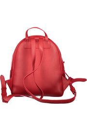 MOCHILA EM COURO COCCINELLE MULHER VERMELHA