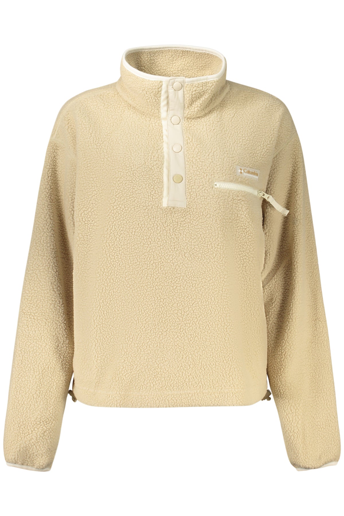 SWEATSHIRT COM FECHO COLUMBIA MULHER BEGE