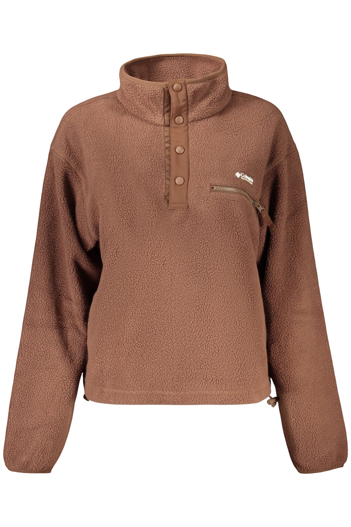 SWEATSHIRT COM FECHO COLUMBIA MULHER CASTANHA