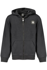 SWEATSHIRT COM CAPUZ CONVERSE CRIANÇA PRETA