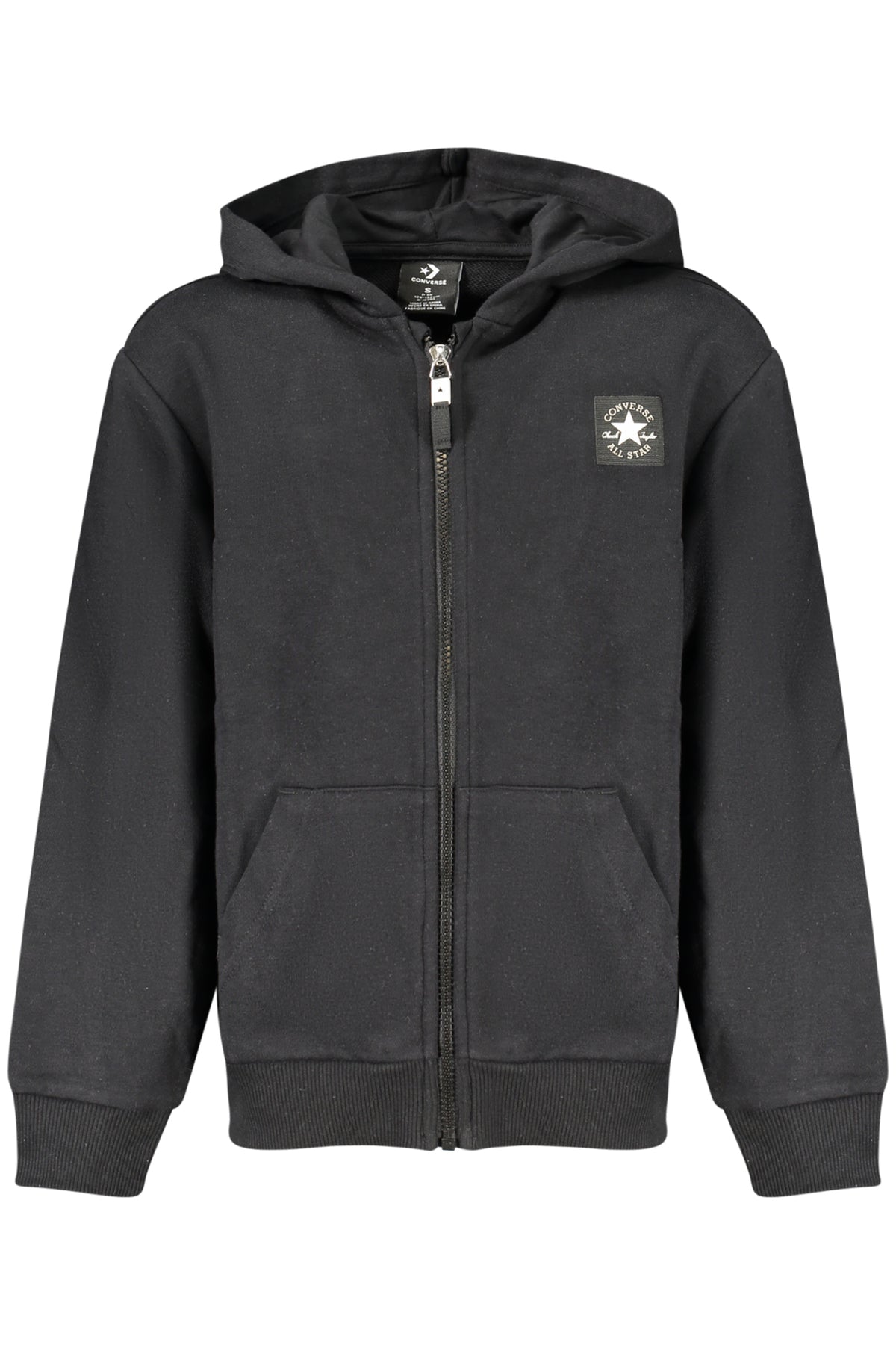 SWEATSHIRT COM CAPUZ CONVERSE CRIANÇA PRETA