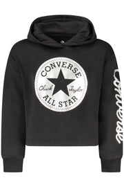 SWEATSHIRT EM ALGODÃO CONVERSE CRIANÇA PRETA