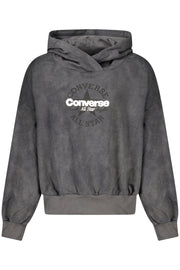 SWEATSHIRT EM ALGODÃO CONVERSE CRIANÇA PRETA
