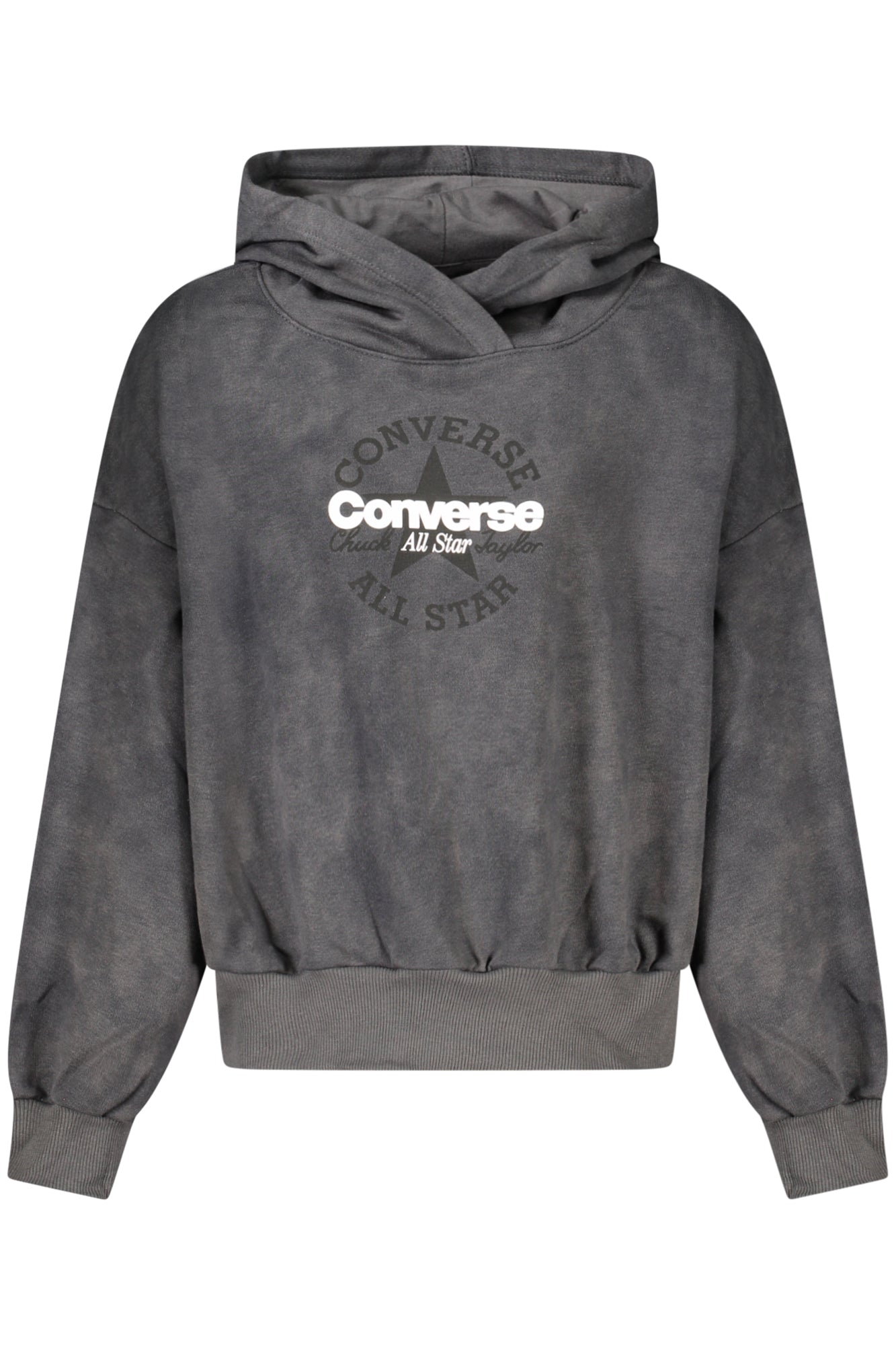 SWEATSHIRT EM ALGODÃO CONVERSE CRIANÇA PRETA