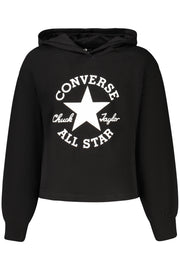 SWEATSHIRT EM ALGODÃO CONVERSE CRIANÇA PRETA