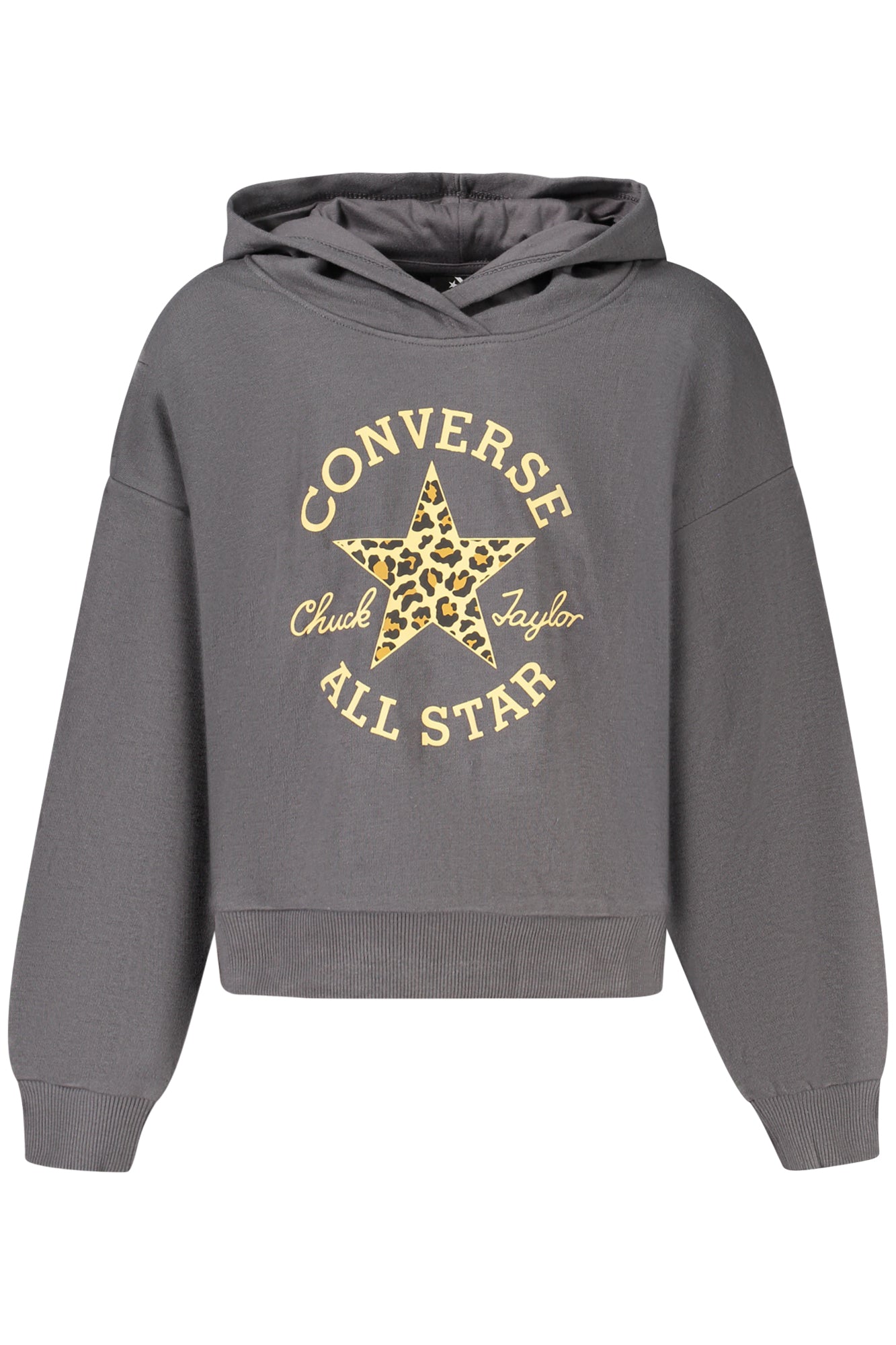 SWEATSHIRT EM ALGODÃO CONVERSE CRIANÇA PRETA