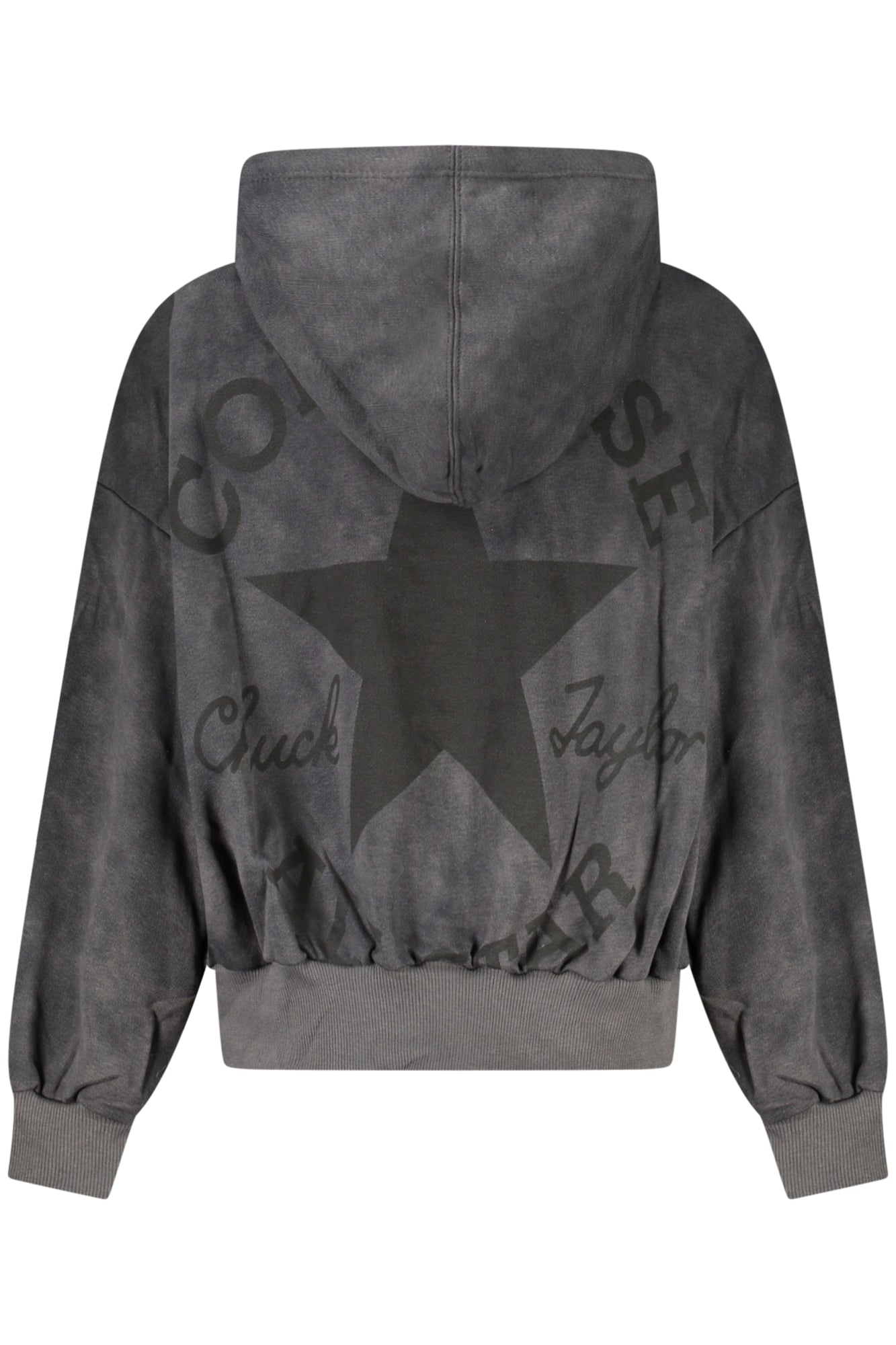 SWEATSHIRT EM ALGODÃO CONVERSE CRIANÇA PRETA