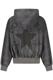 SWEATSHIRT EM ALGODÃO CONVERSE CRIANÇA PRETA