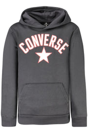 SWEATSHIRT EM ALGODÃO CONVERSE CRIANÇA PRETA