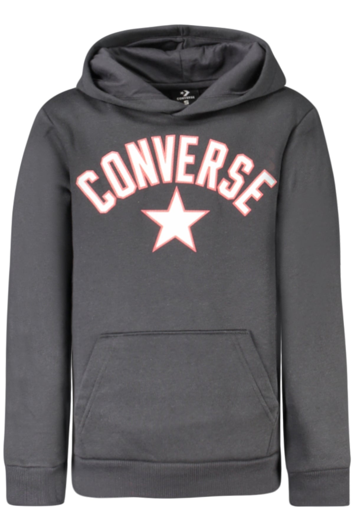 SWEATSHIRT EM ALGODÃO CONVERSE CRIANÇA PRETA