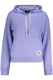 SWEATSHIRT COM CAPUZ CONVERSE MULHER ROXA