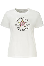 T-SHIRT EM ALGODÃO CONVERSE CRIANÇA BRANCA