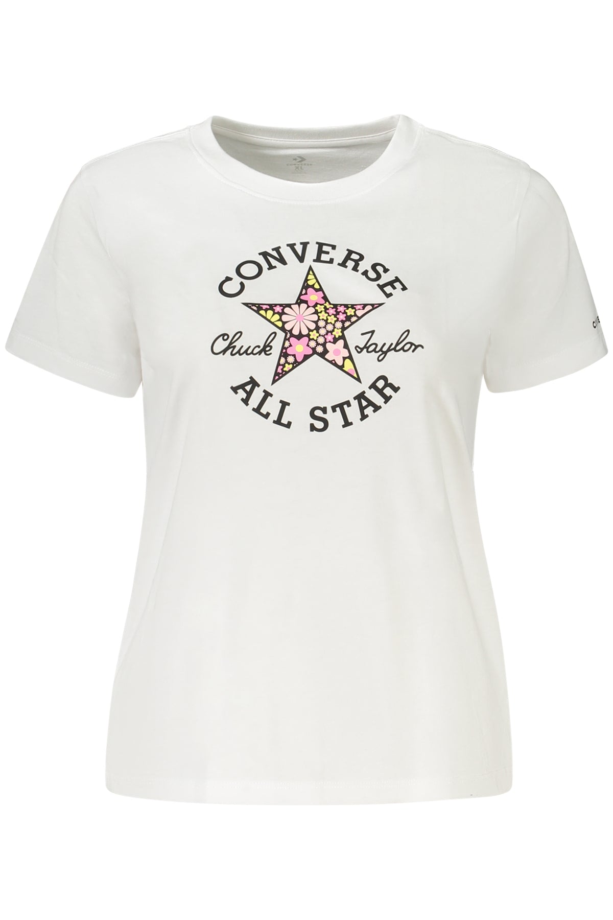 T-SHIRT EM ALGODÃO CONVERSE CRIANÇA BRANCA