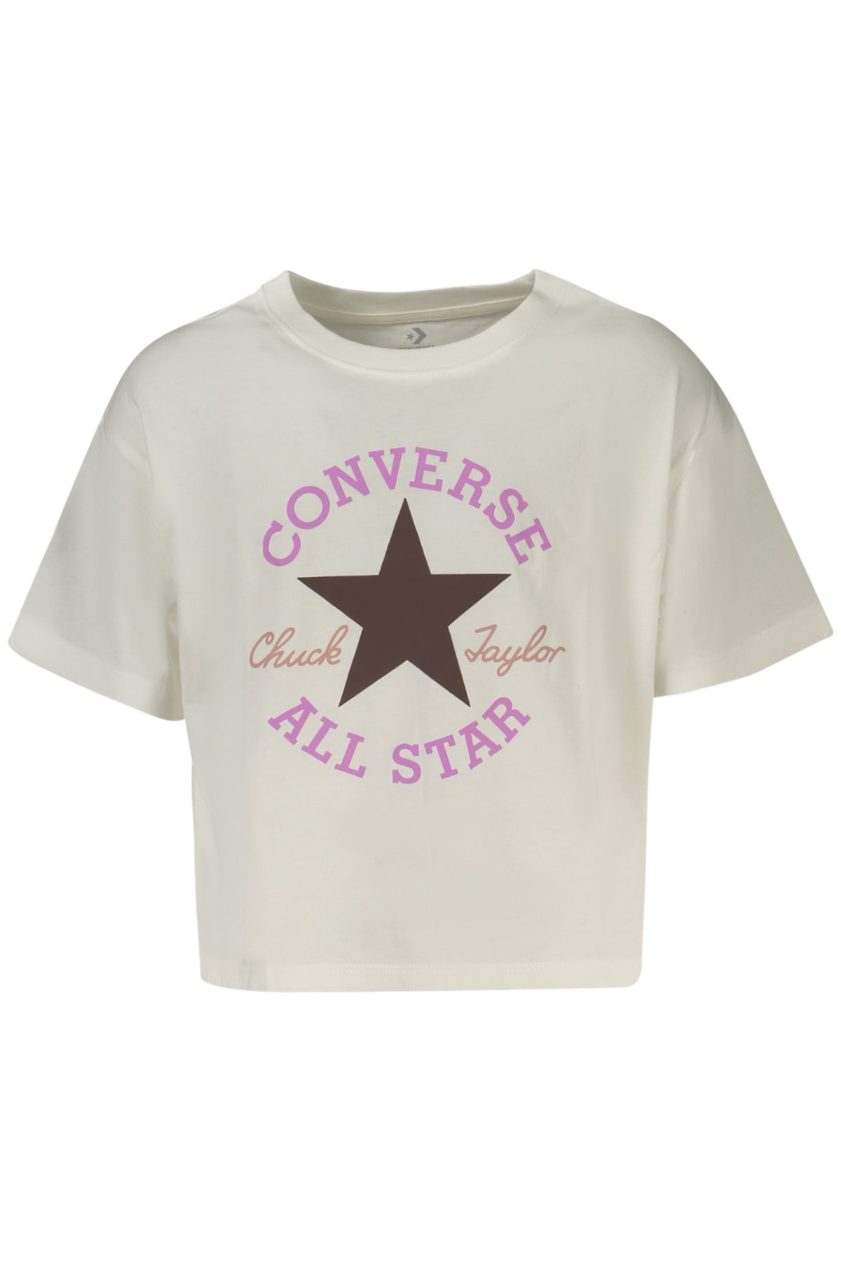 T-SHIRT EM ALGODÃO CONVERSE CRIANÇA BRANCA