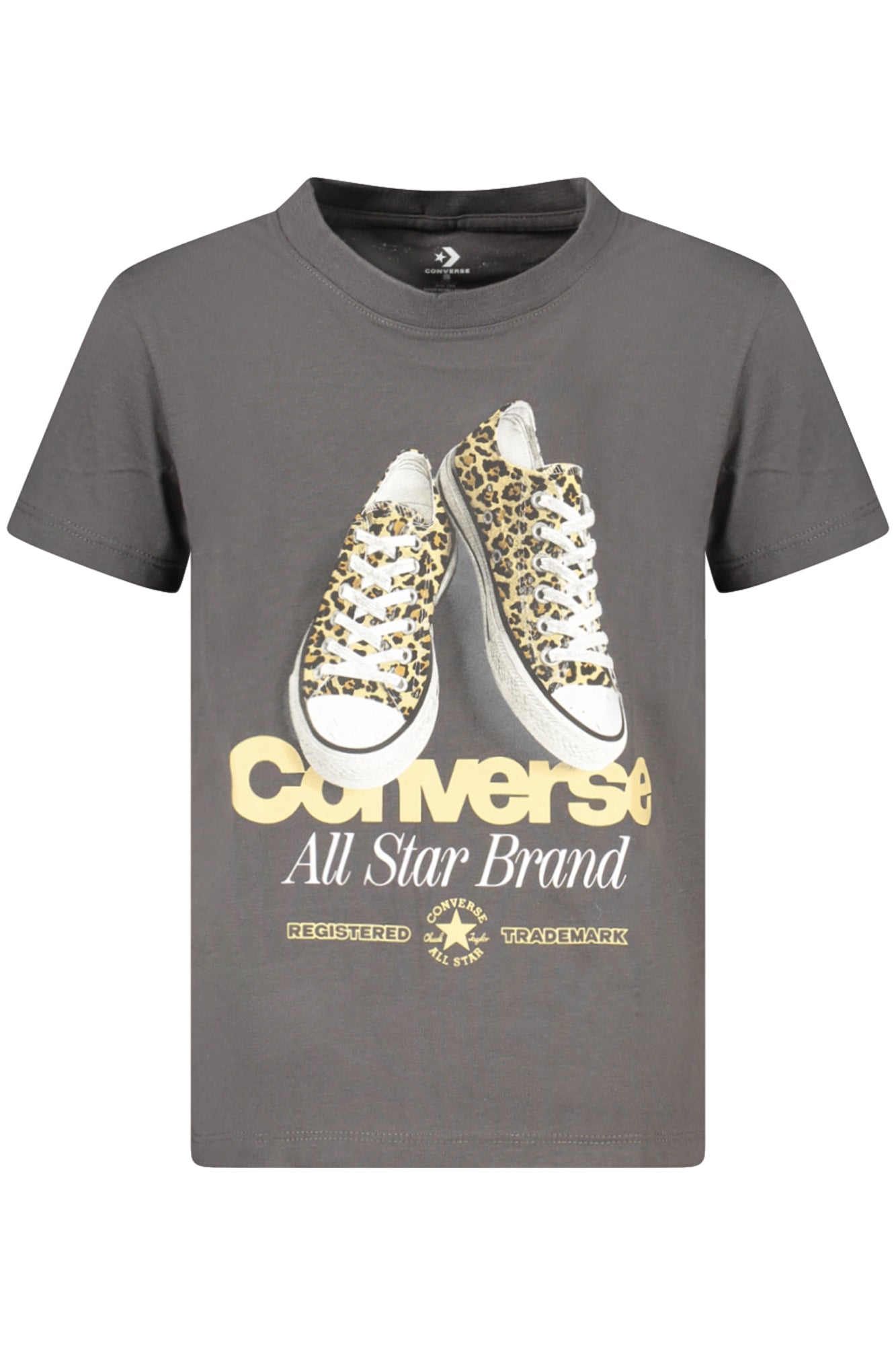 T-SHIRT EM ALGODÃO CONVERSE CRIANÇA CINZENTA