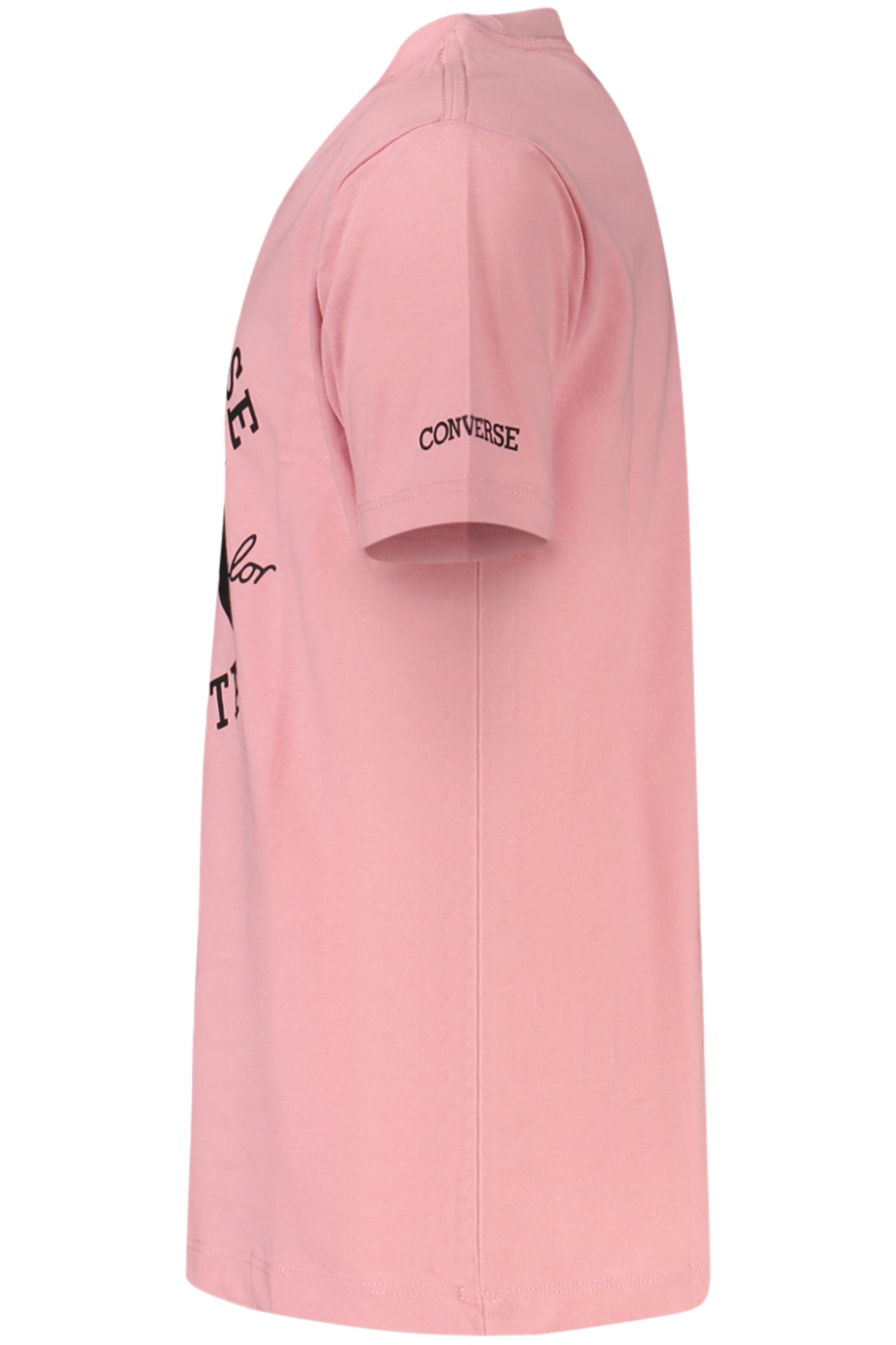 T-SHIRT EM ALGODÃO CONVERSE CRIANÇA ROSA