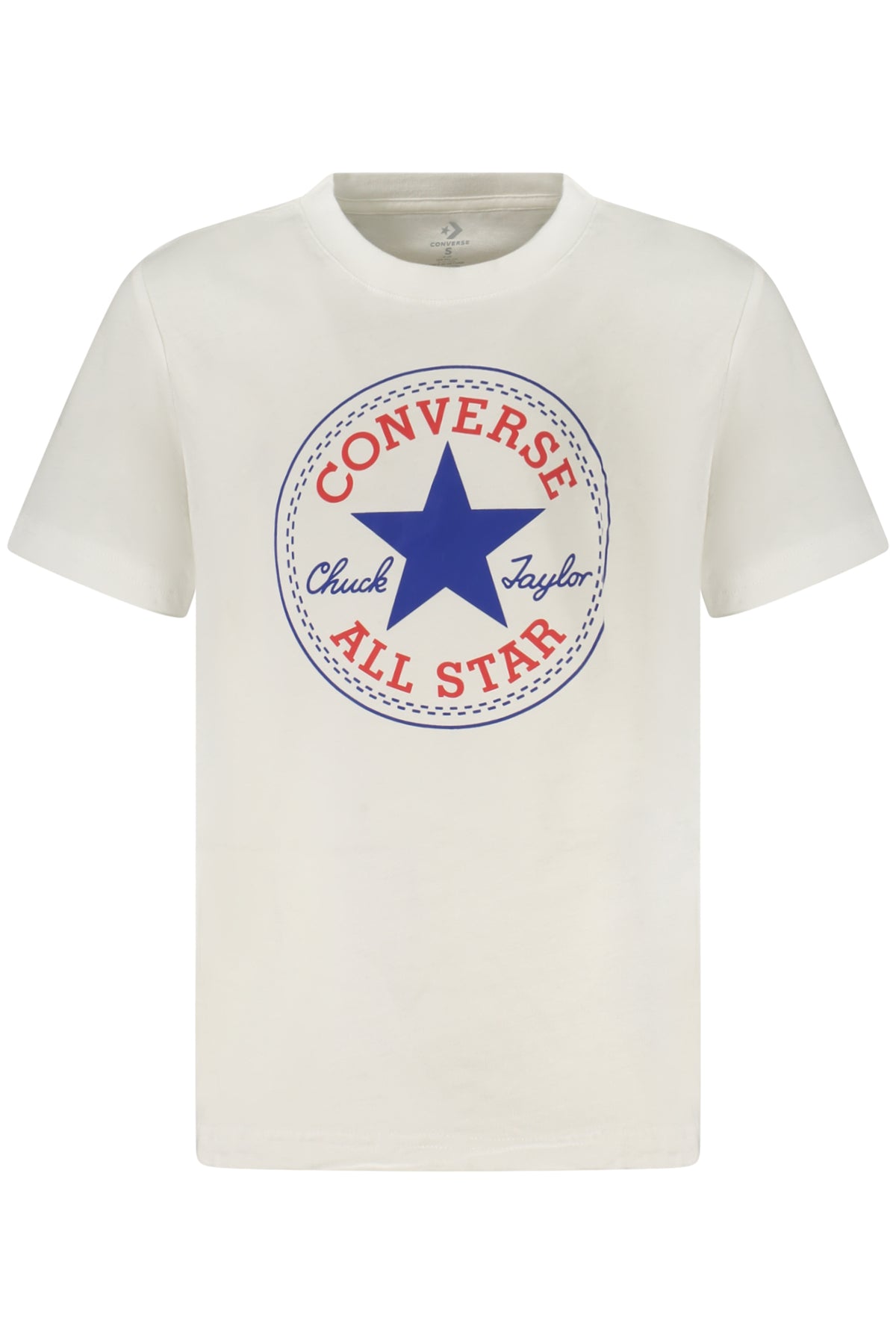 T-SHIRT EM ALGODÃO CONVERSE CRIANÇA BRANCA
