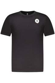 T-SHIRT EM ALGODÃO CONVERSE CRIANÇA PRETA