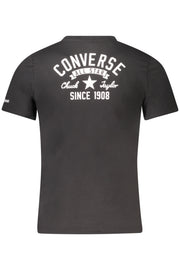 T-SHIRT EM ALGODÃO CONVERSE CRIANÇA PRETA