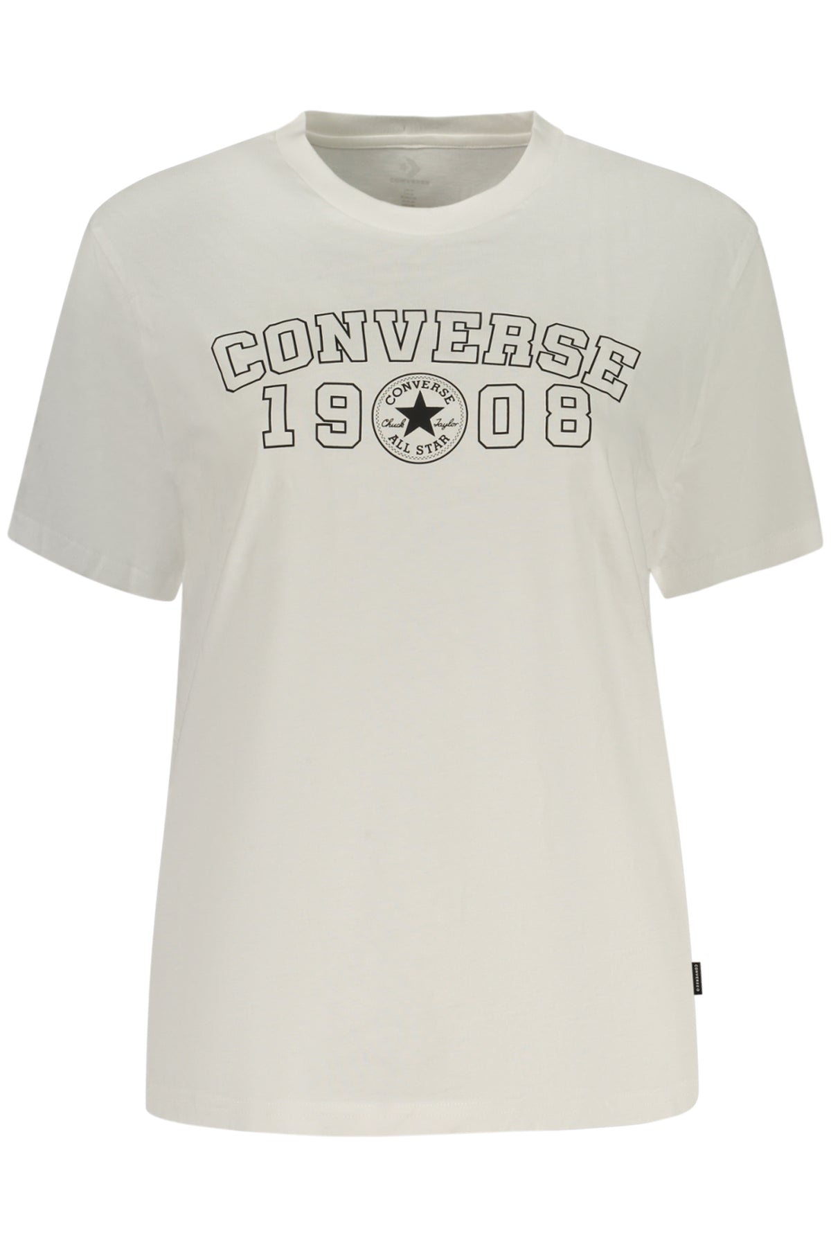T-SHIRT EM ALGODÃO CONVERSE MULHER BRANCA