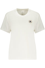 T-SHIRT EM ALGODÃO CONVERSE MULHER BRANCA