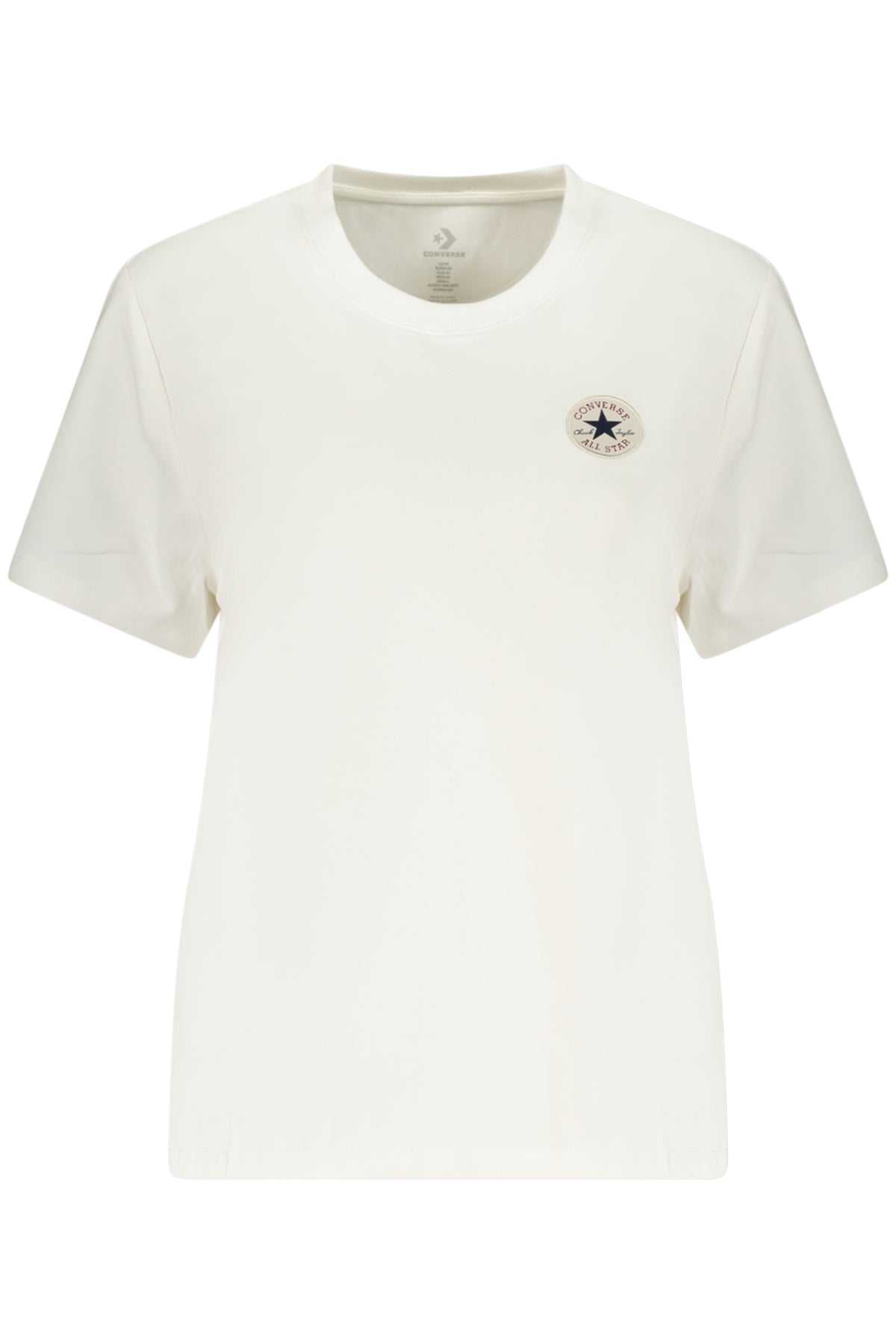 T-SHIRT EM ALGODÃO CONVERSE MULHER BRANCA