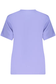 T-SHIRT EM ALGODÃO CONVERSE MULHER ROXA